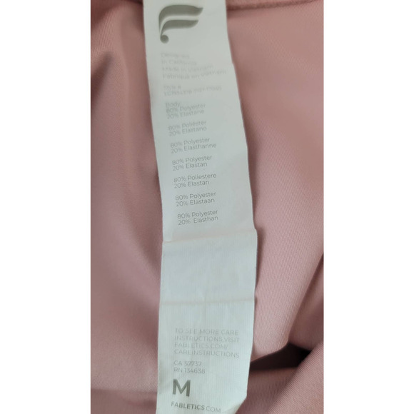 Fabletics Athletic Pink Women's Leggings M - Picture 4 of 4